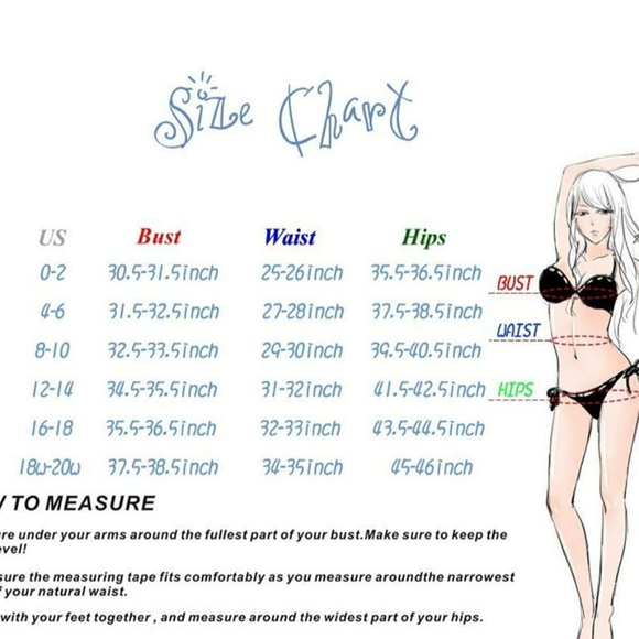 SHEKINI Women High Waist Bikini Tie Front Bathing Suit Two Piece Swimsuit - Picture 5 of 5